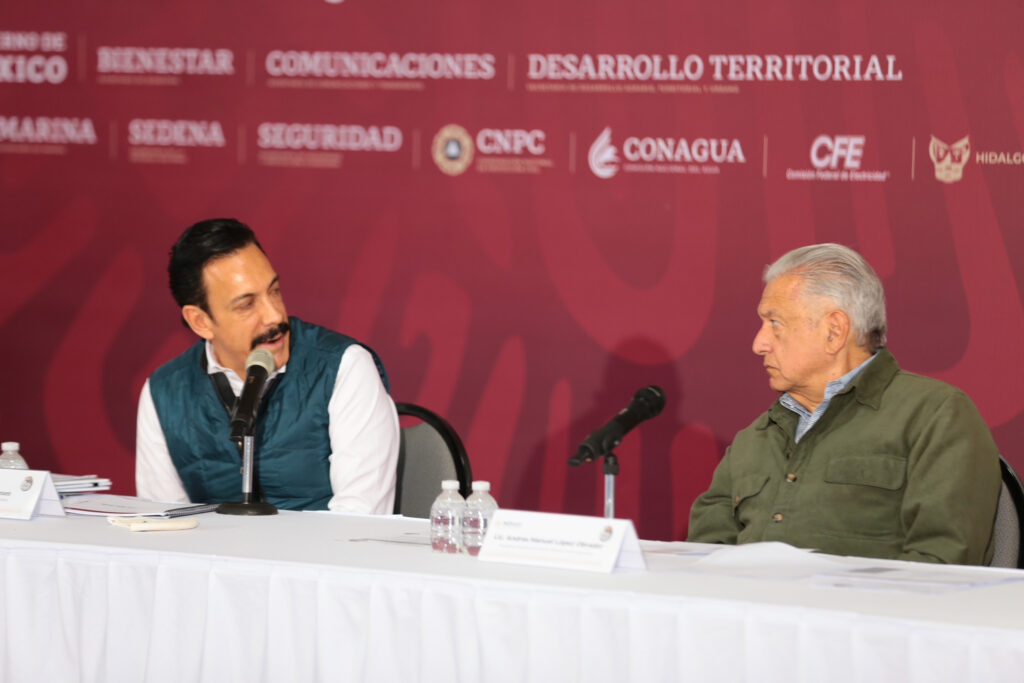 AMLO Presenta plan de apoyo para afectados por Grace
