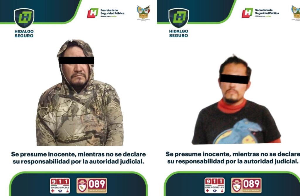 Portaban armas de fuego y los pusieron tras las rejas