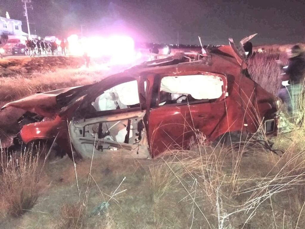 Cuatro muertos en accidente carretero