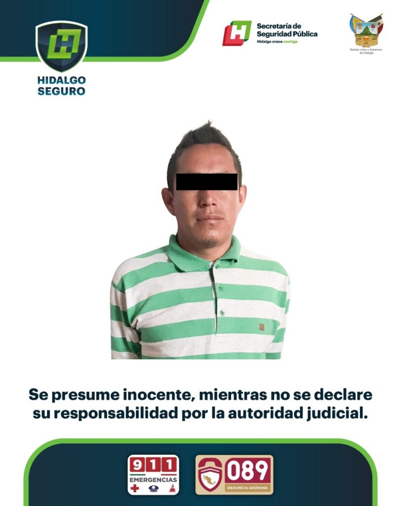 Capturan a sujeto con orden de aprehensión