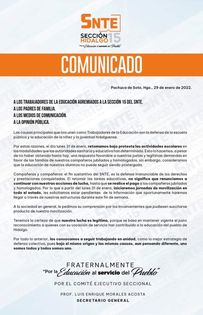 Maestros regresan a impartir clases