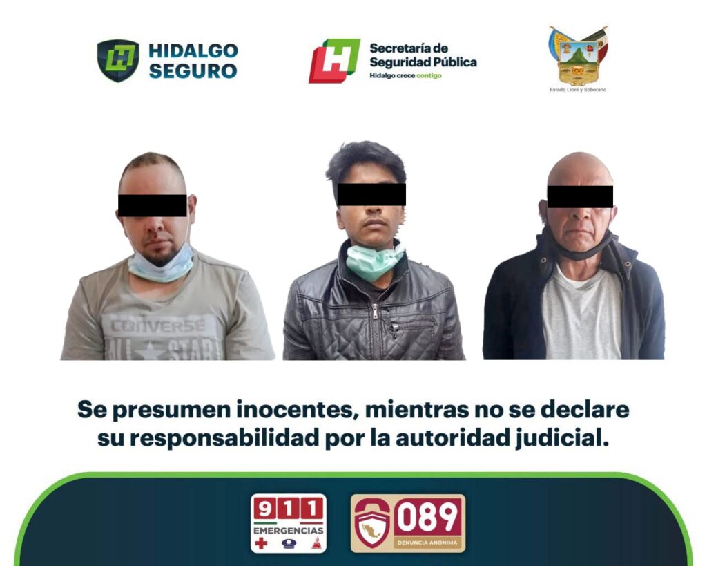 Detienen en Tula a sujetos armados