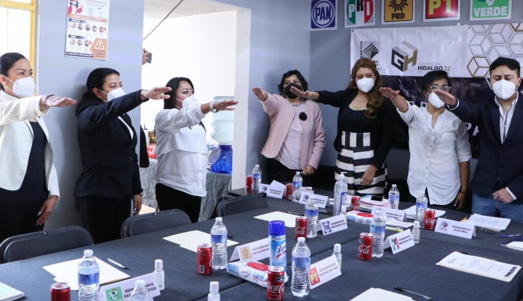 Instalación de 18 Consejos Distritales Electorales Locales para la elección de gobernador de Hidalgo