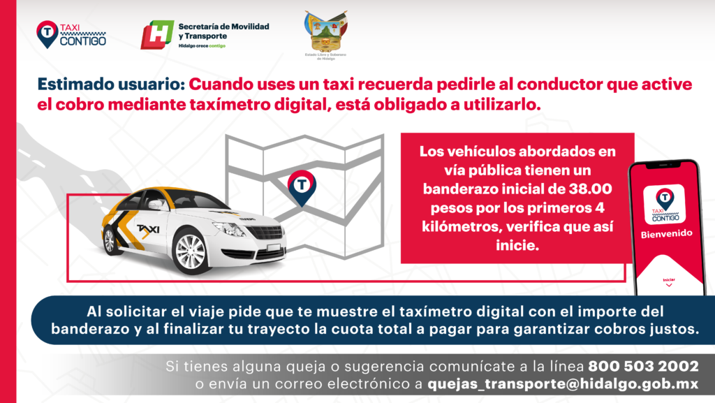 En Hidalgo evoluciona el servicio de taxi
