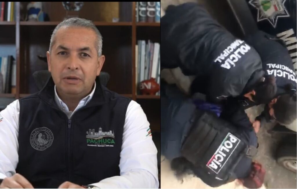 Policías Municipales atacan como perros a indefensa mujer