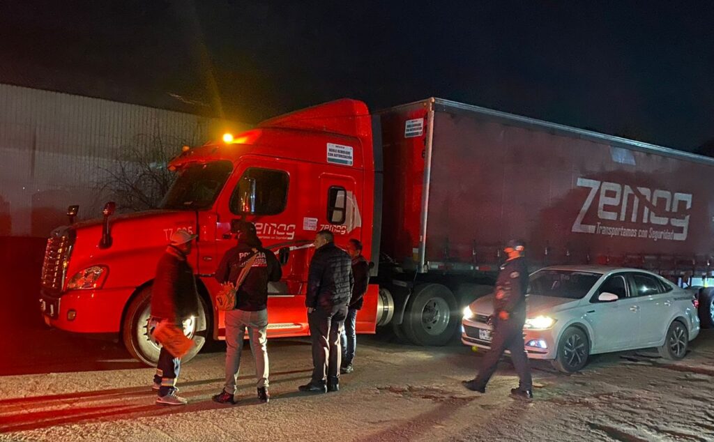 Fue recuperado el tráiler cargado de cerveza