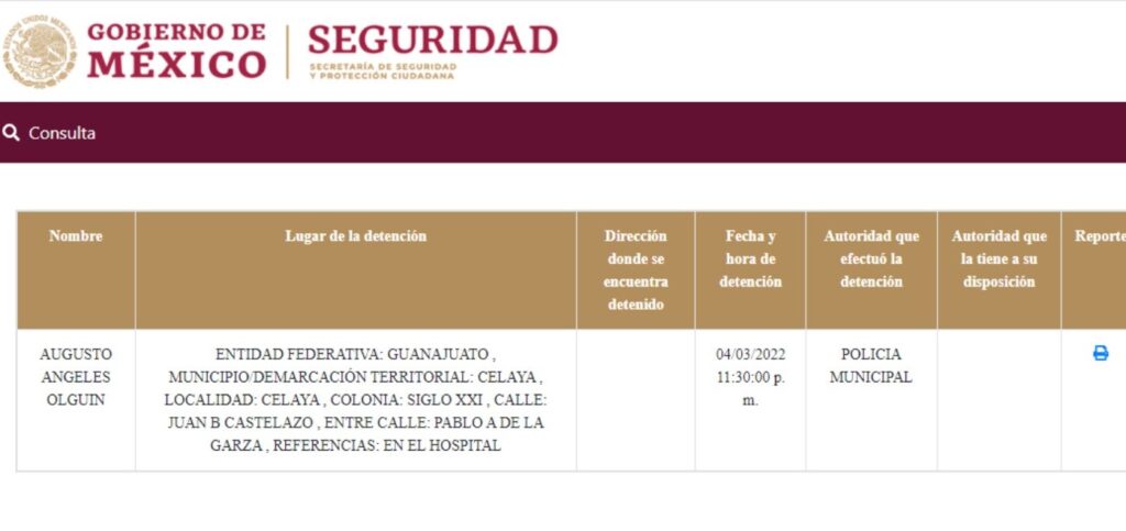 Capturan a comandante de la Policía de Investigación de Hidalgo