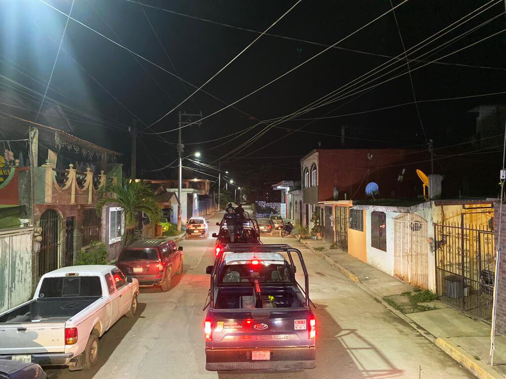 Operativo de prevención del delito en la huasteca