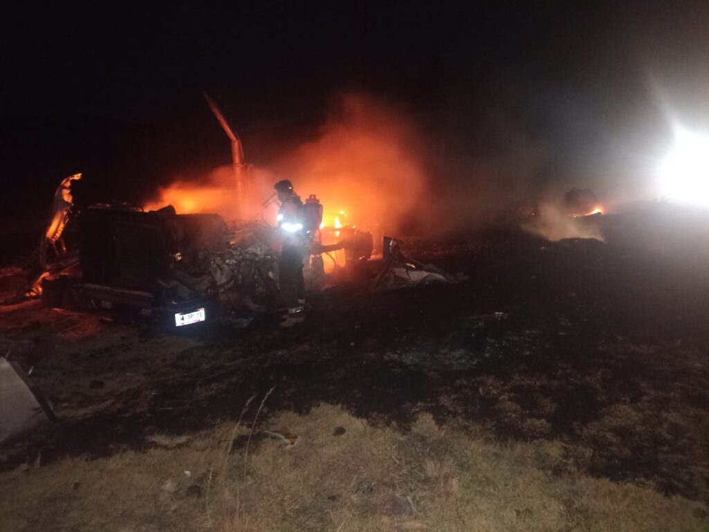 Brutal choque origino destrucción de una casa