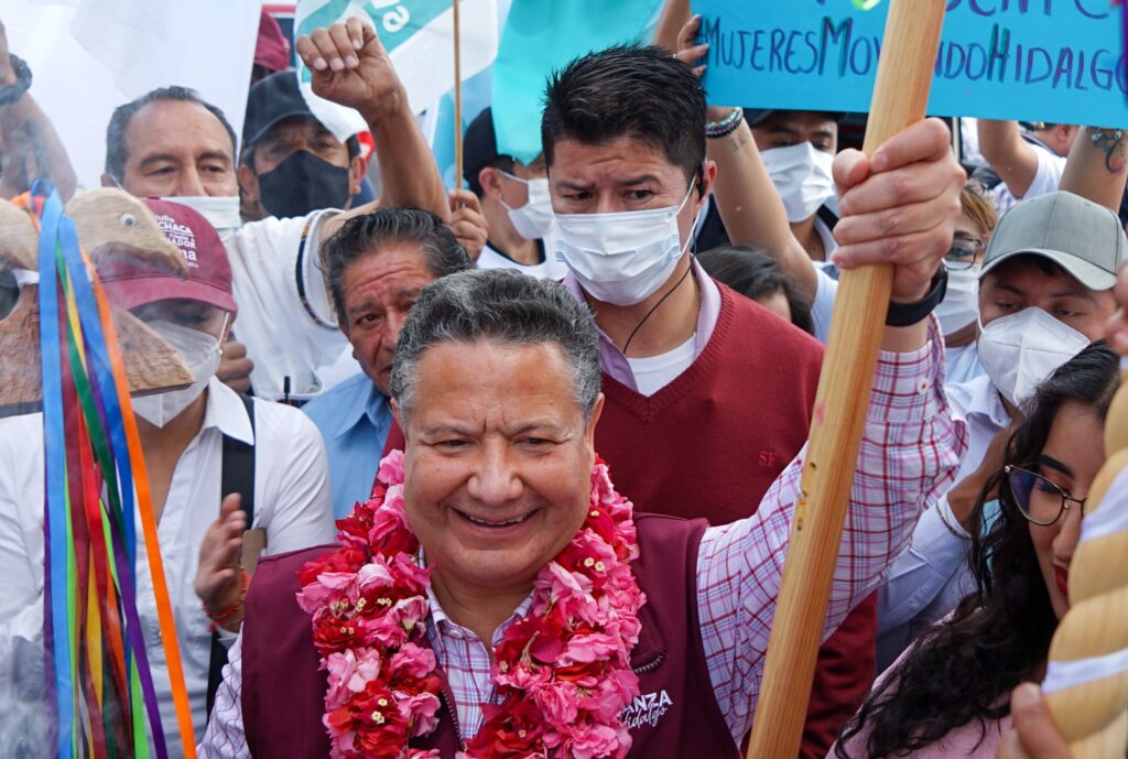 Menchaca ofrece un gobierno a la altura de las y los hidalguenses