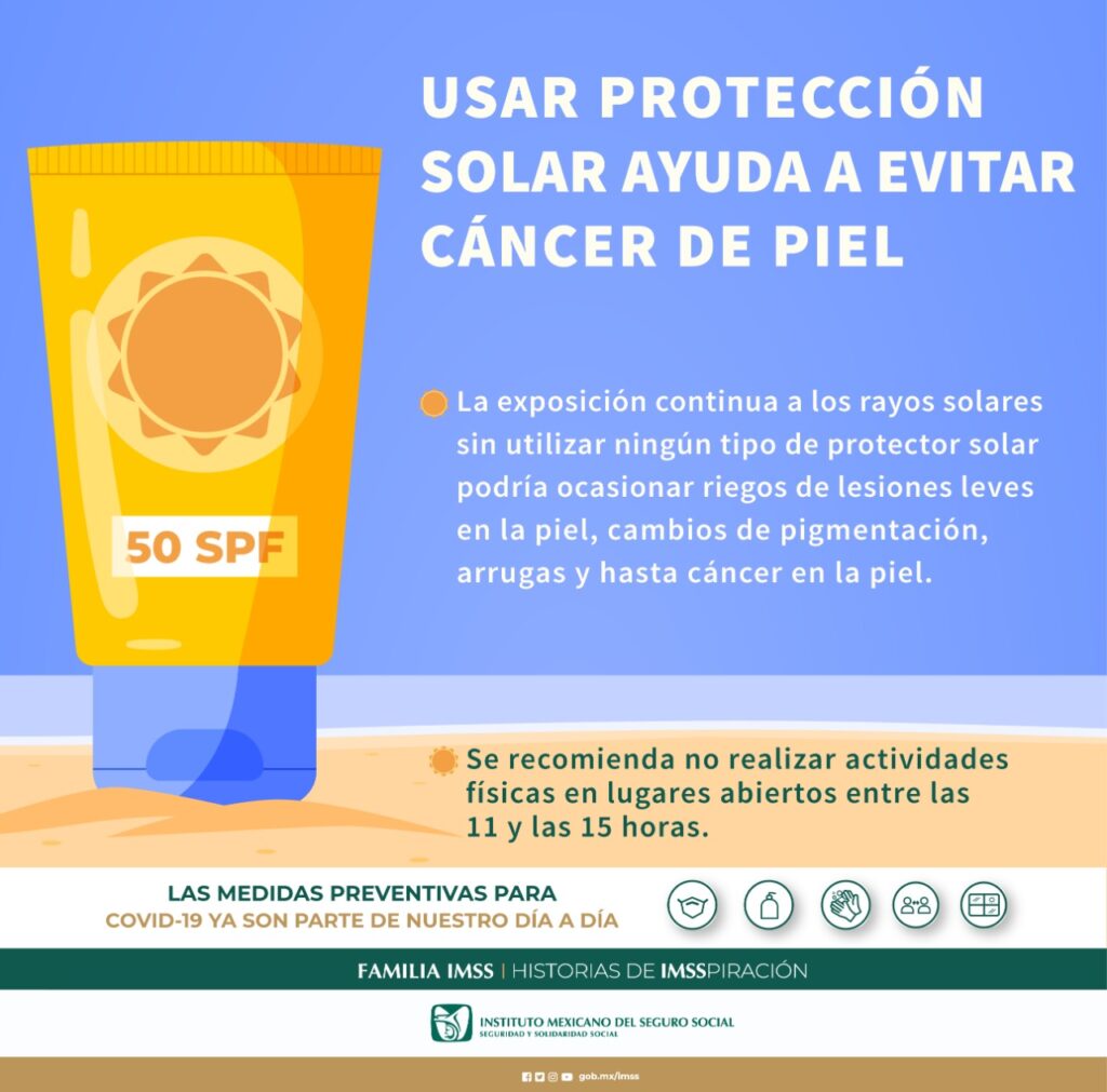 Urge usar protector solar para evitar cáncer de piel