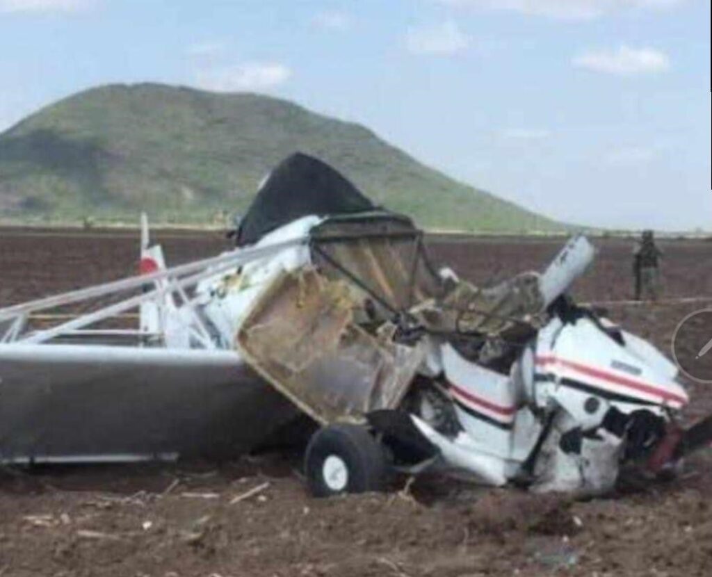 Avioneta se desplomo en Tlaxcala
