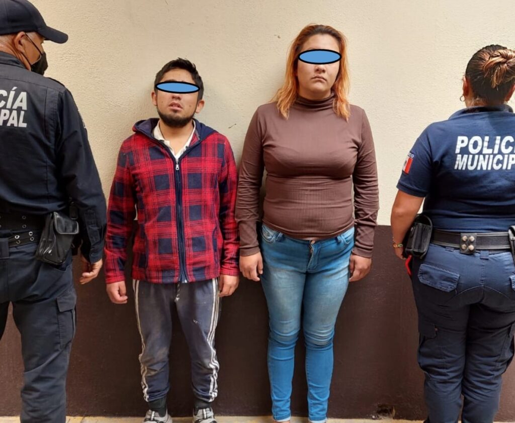 Capturan a pareja de presuntos extorsionadores