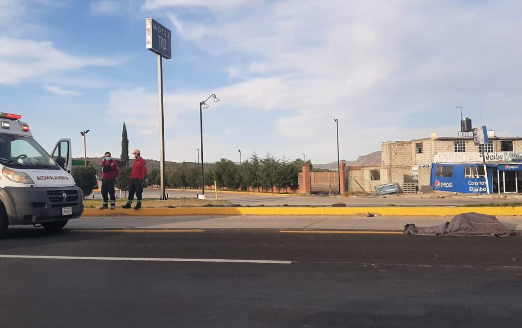 Atropellado y muerto en la Pachuca-Sahagún