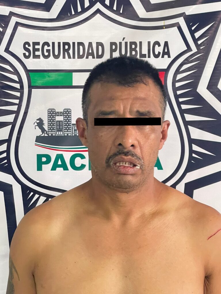 Ladrón capturado en flagrancia