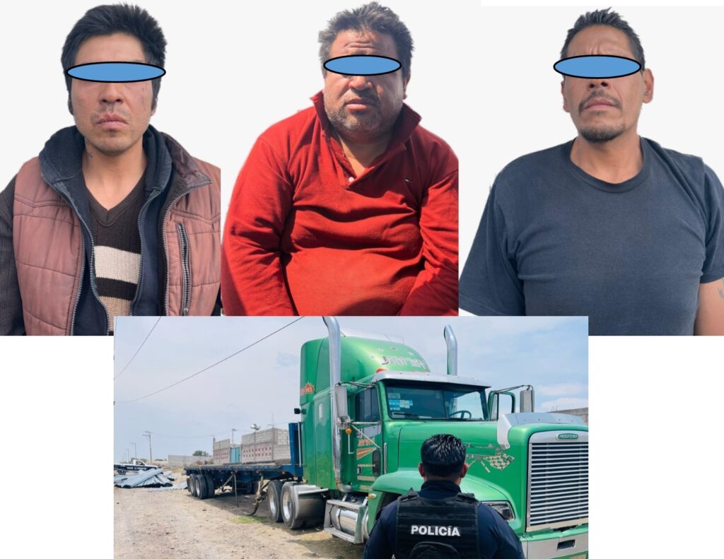 Capturan a ladrones de un tráiler