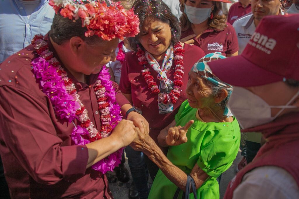 Encuentro masivo en San Felipe Orizatlán para recibir a Julio Menchaca