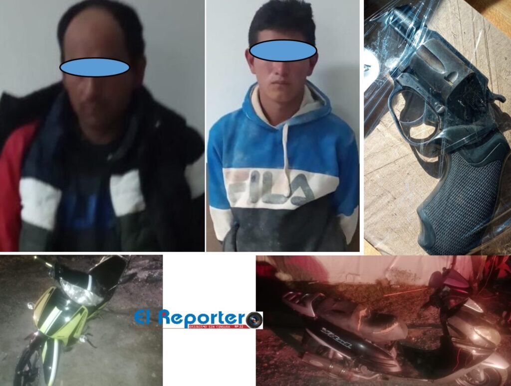 Ladrones asegurados por Seguridad Municipal