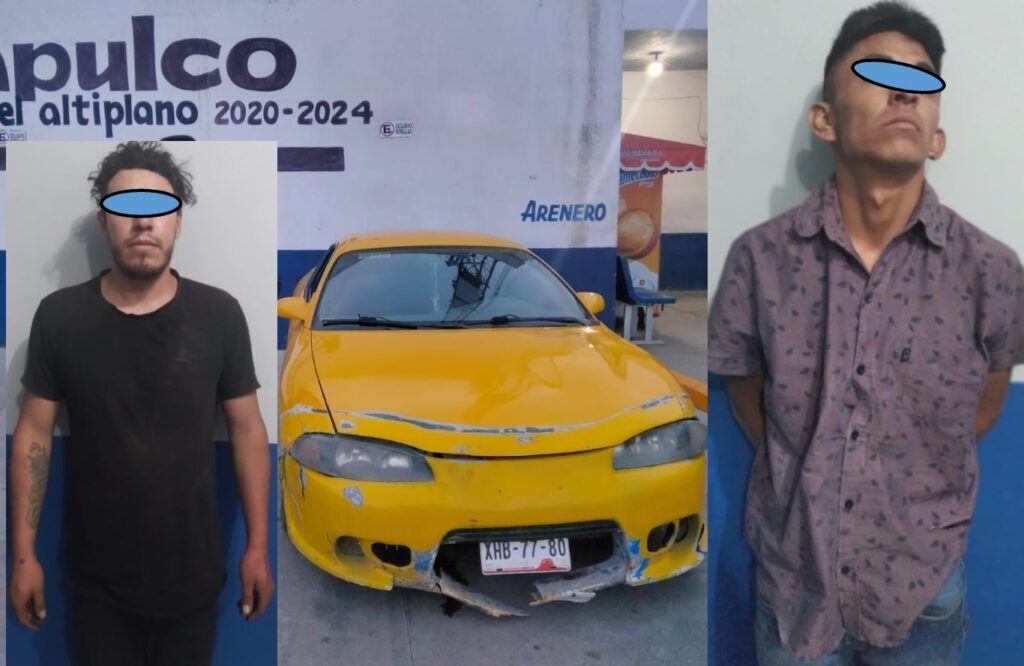 Capturan a dos sujetos por daños