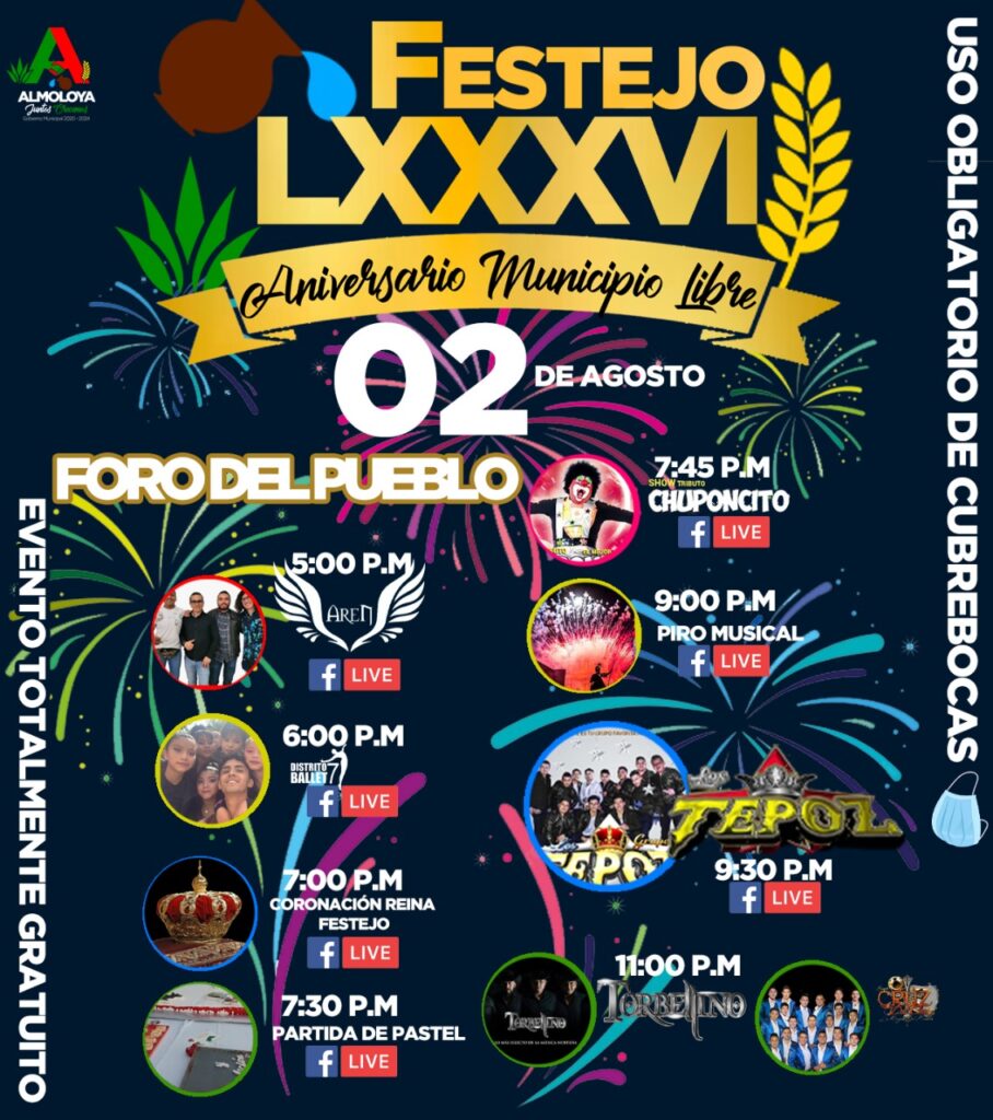 Listos para celebrar el aniversario de Almoloya