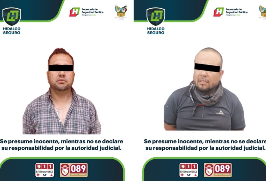 Presos al portar armas de fuego