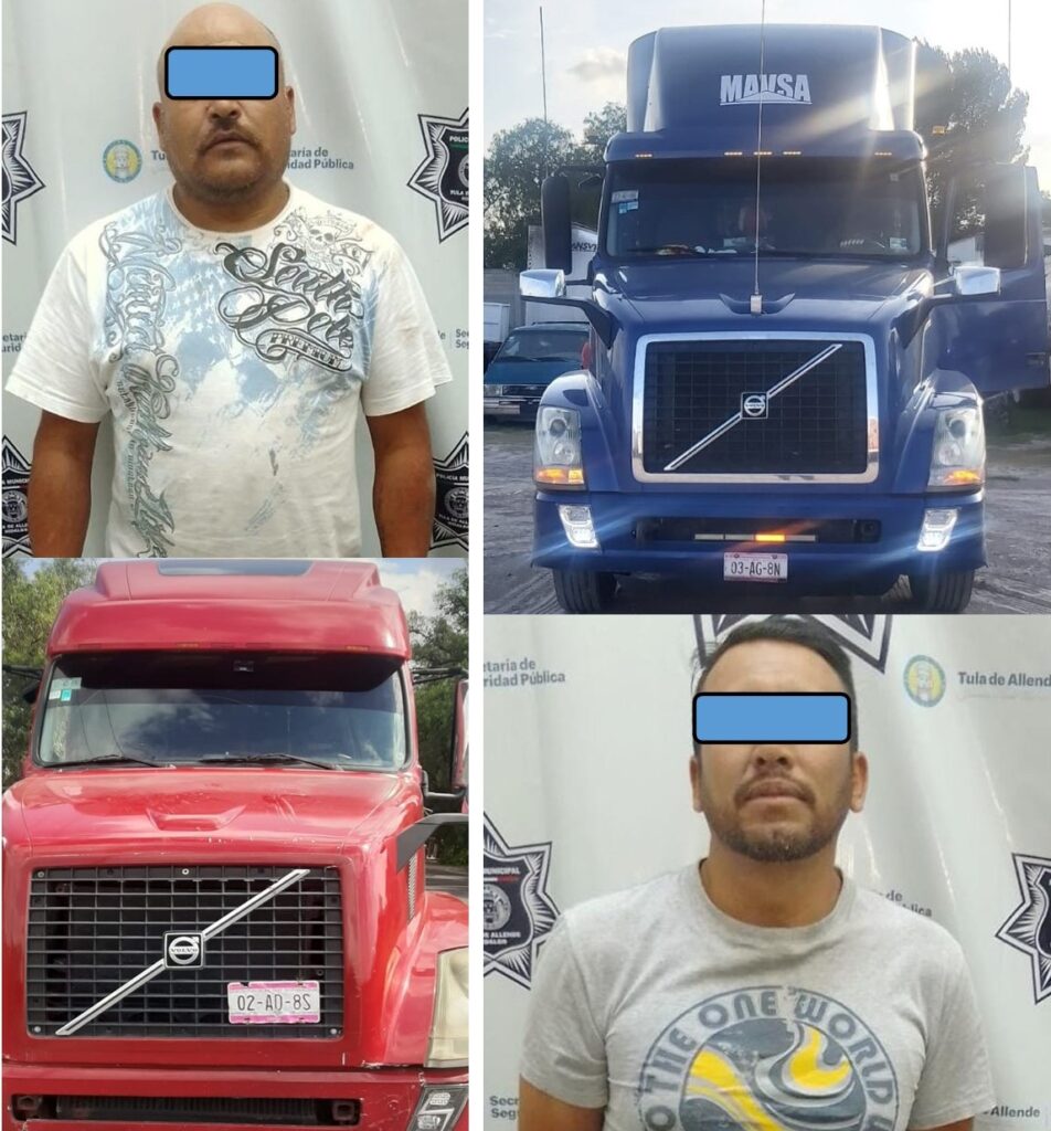 Capturan a los asaltantes de tráileres
