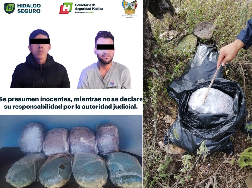 Sujetos estaban bien cargados con drogas