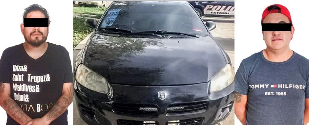 Policía Estatal asegura a sujetos con presuntas drogas