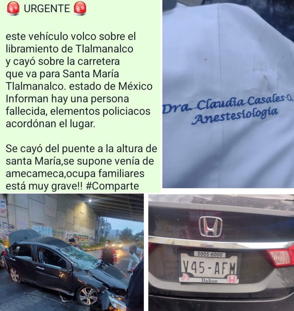 Cayó de un puente y esta grave