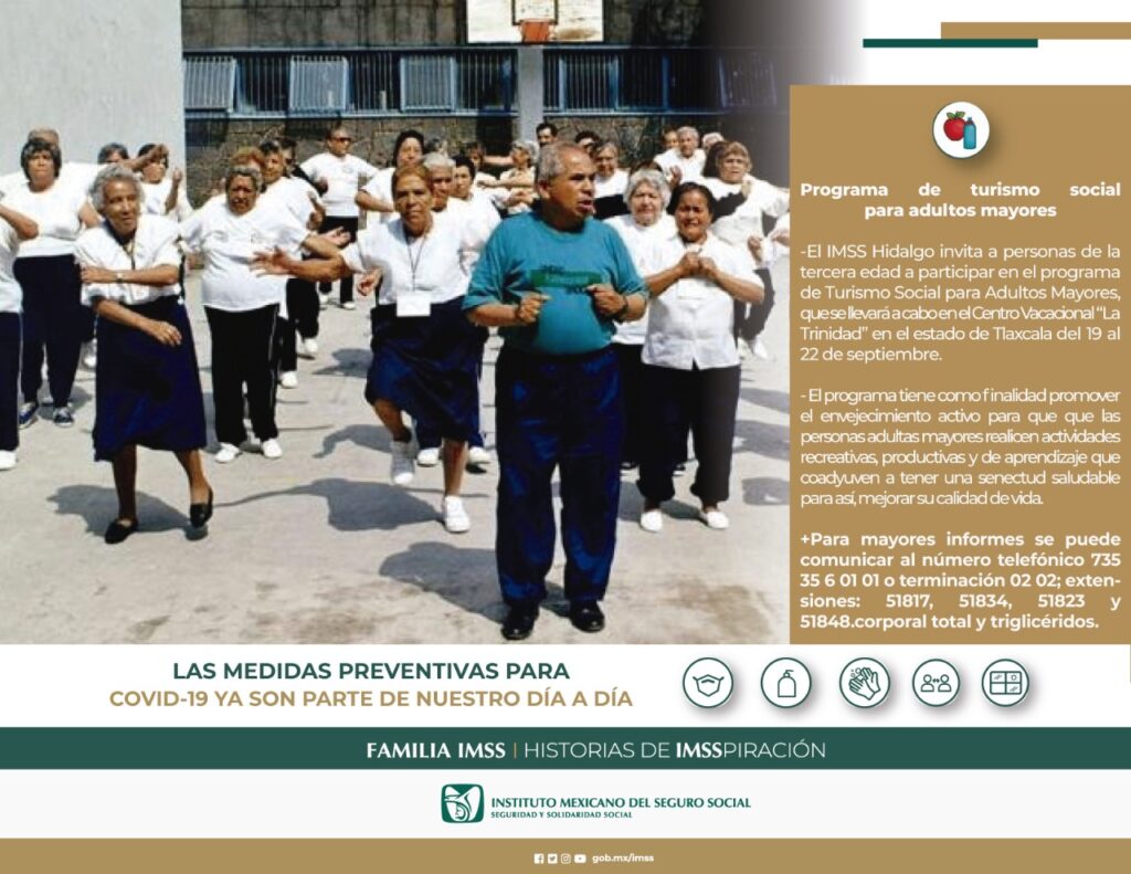 Envejecimiento activo mediante programa de turismo social para adultos mayores