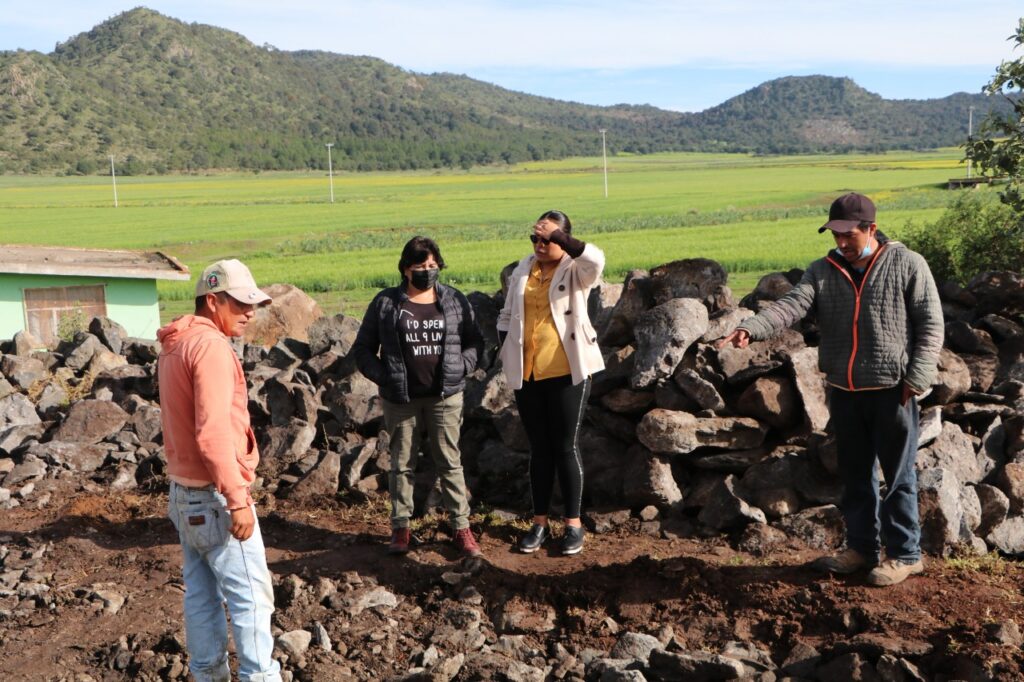 Alcaldesa supervisa obras para que sean duraderas