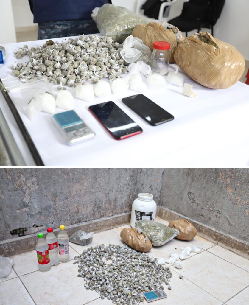 Penales atascados de drogas, armas artesanales y objetos ilegales