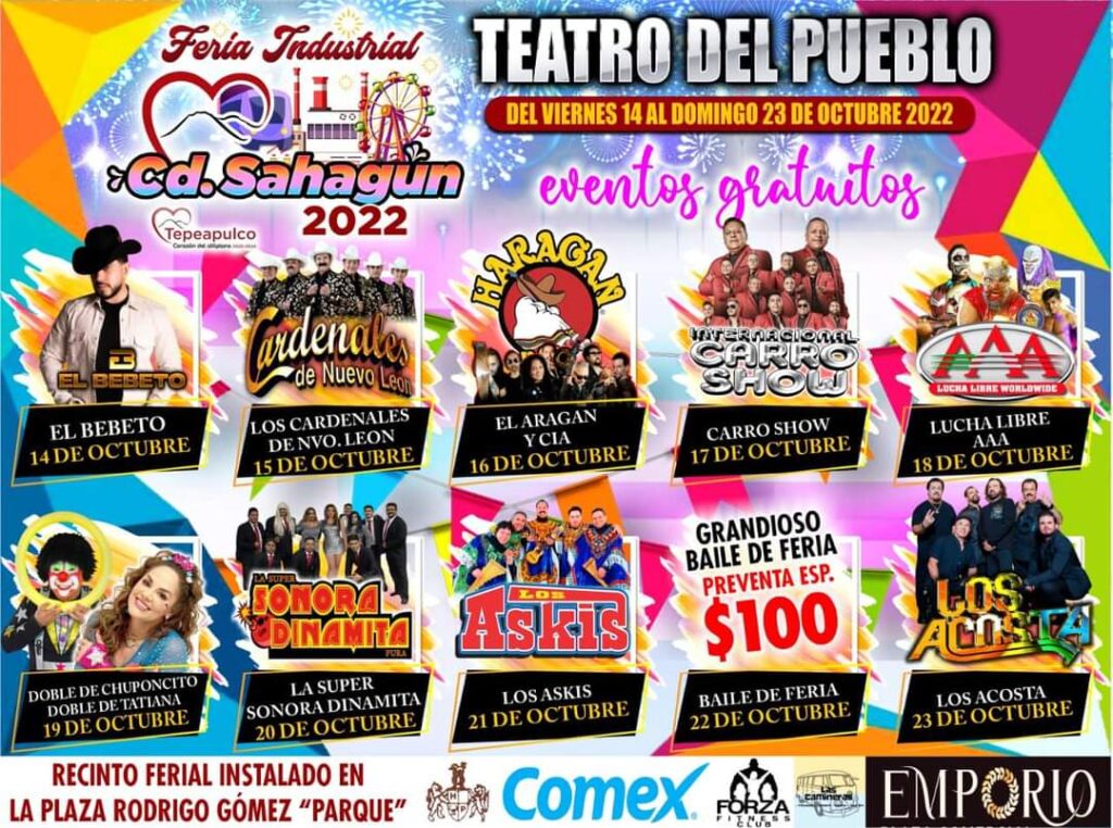 Todos a divertirse en la Feria Industrial de Ciudad Sahagún