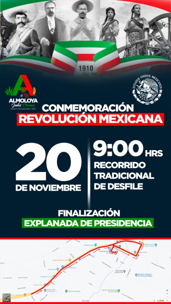 Festejan 112 aniversarios de la Revolución Mexicana