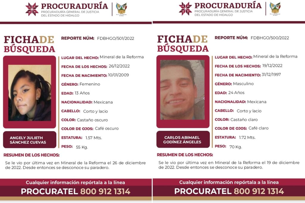 Procuraduría emite ficha de búsqueda de dos personas