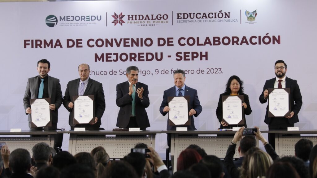 Gobierno de Hidalgo concreta estrategias para transformar al sistema educativo