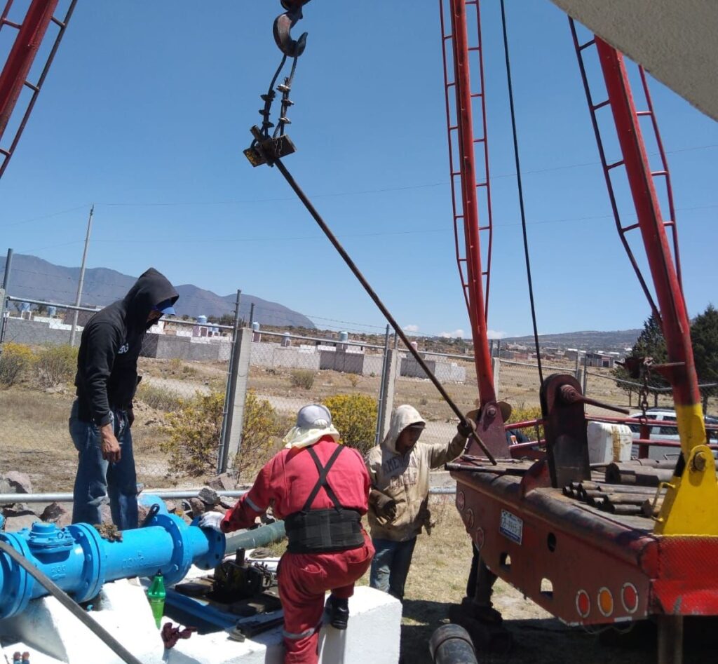 Trabajos para garantizar suministro de agua