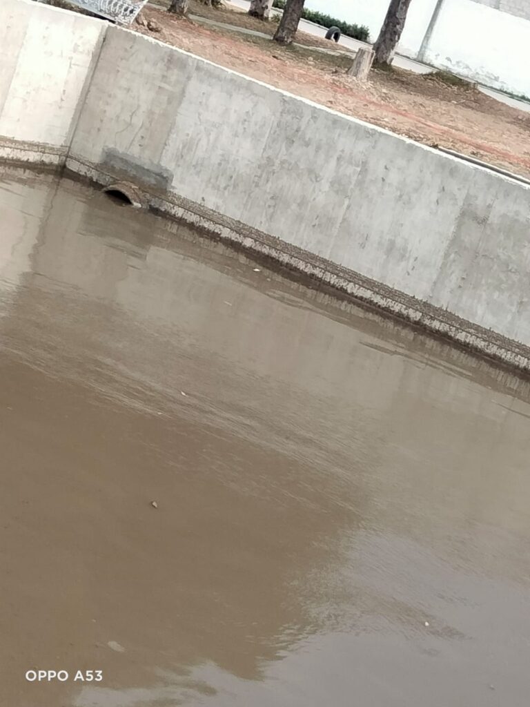 Fuerte aguacero causo estragos en obras