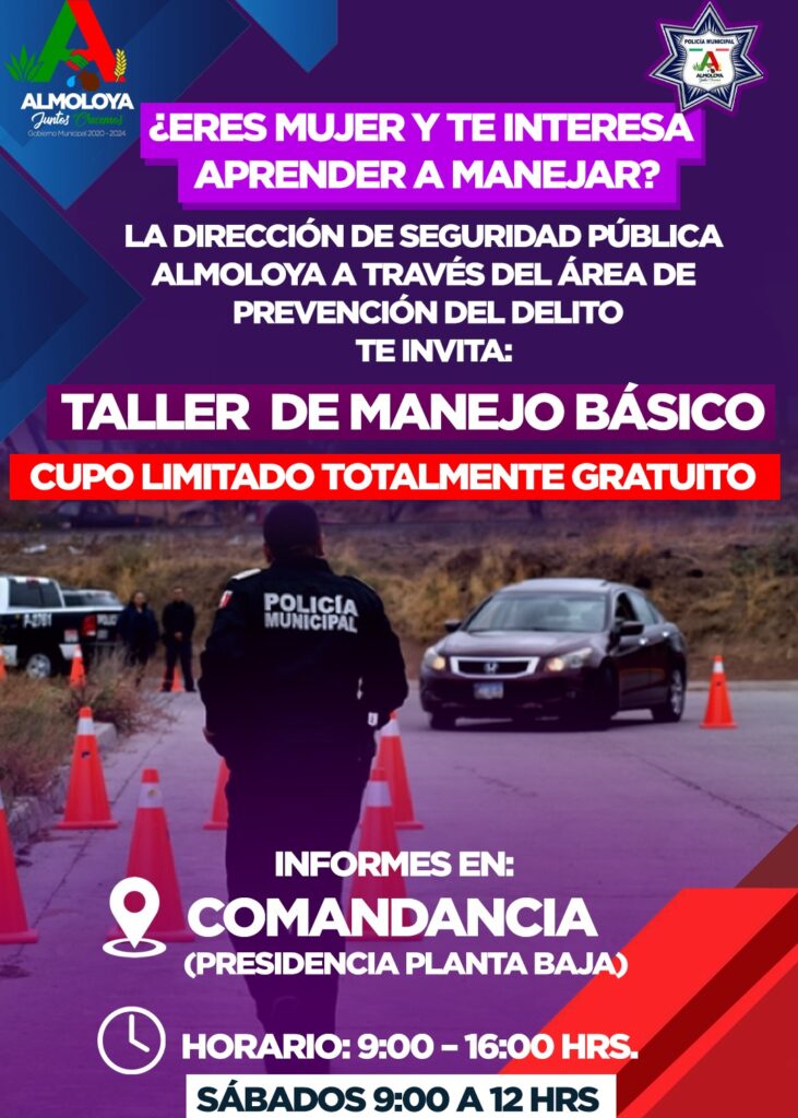 Curso de manejo gratis para mujeres