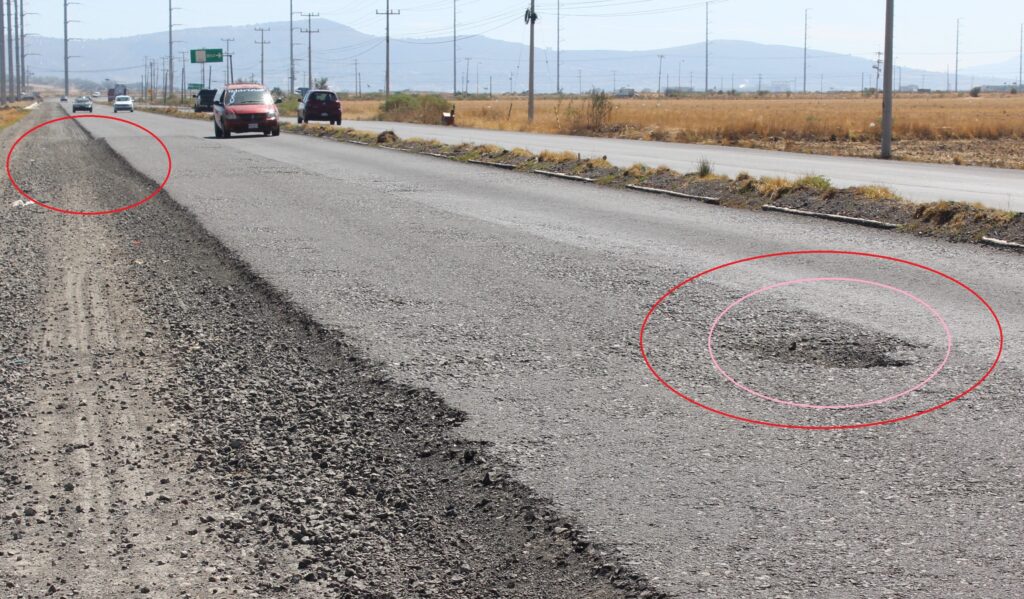 Porquería de obras a cargo de la SCT Hidalgo