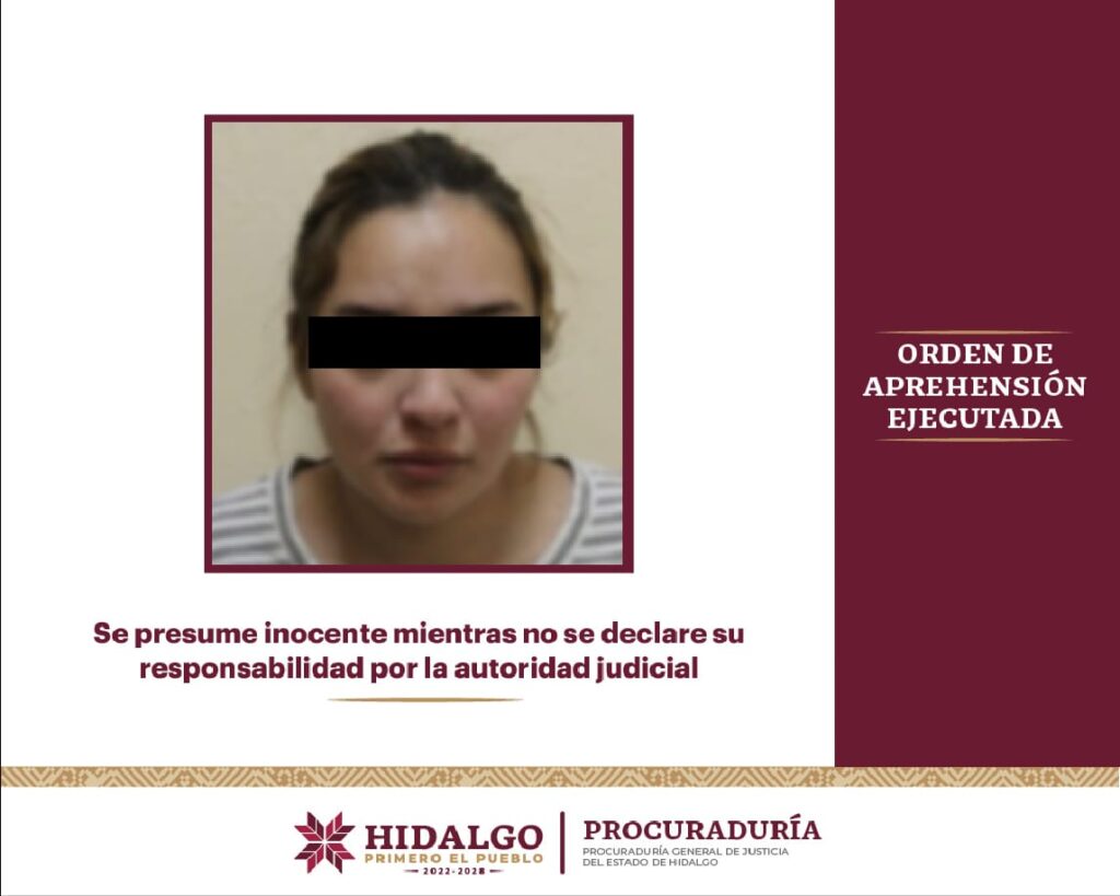 Mujer puesta tras las rejas por secuestro agravado