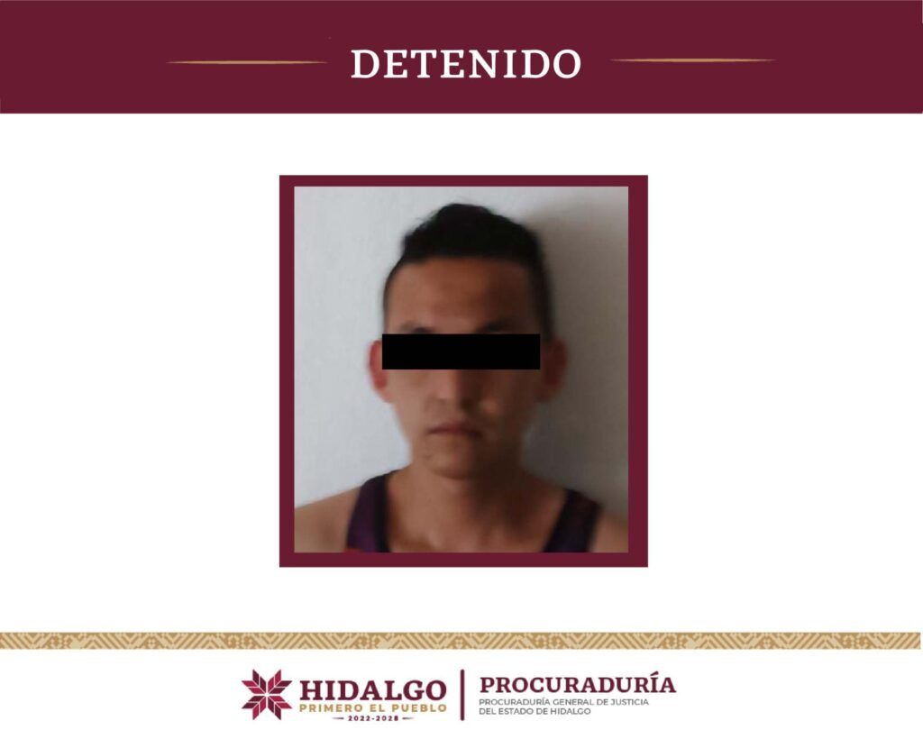 Capturan a presunto narcomenudista en Pachuca