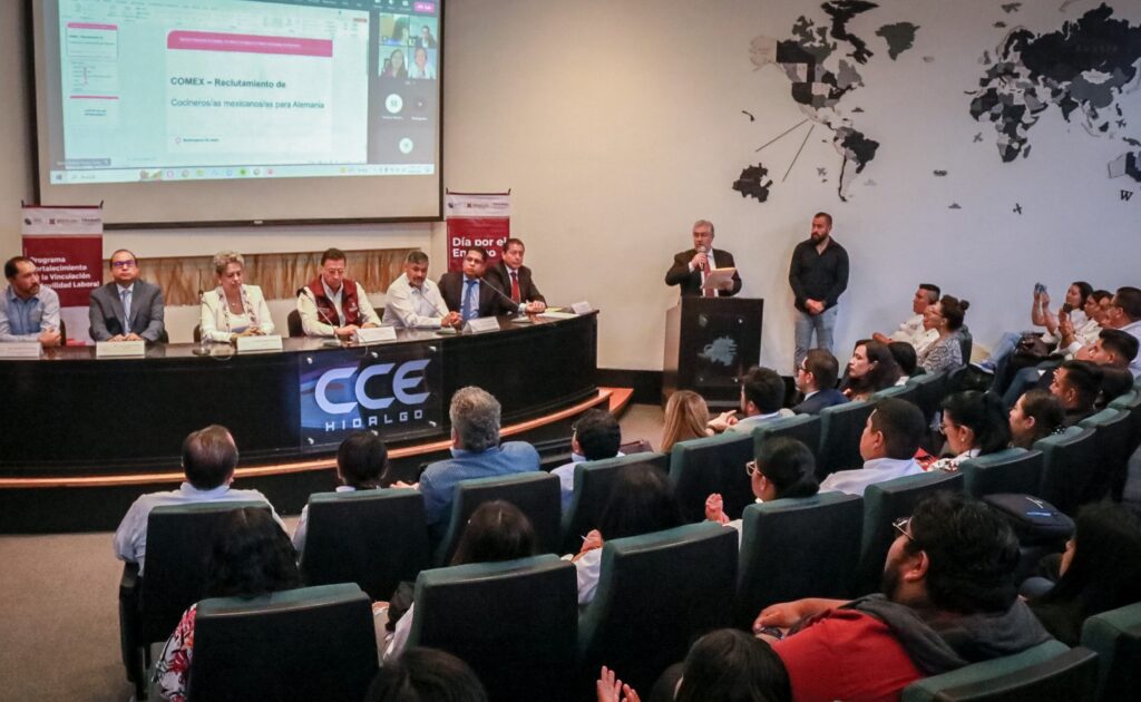 Hidalguenses participan para ocupar vacantes en Alemania