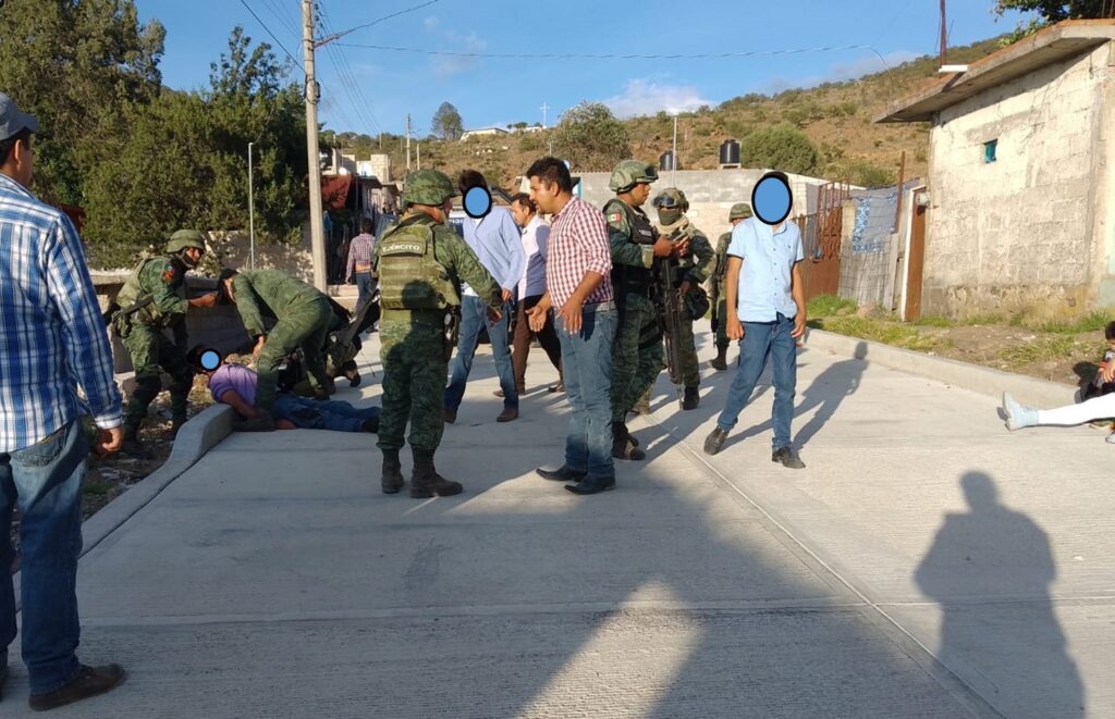 Batalla campal en la colonia 20 de noviembre