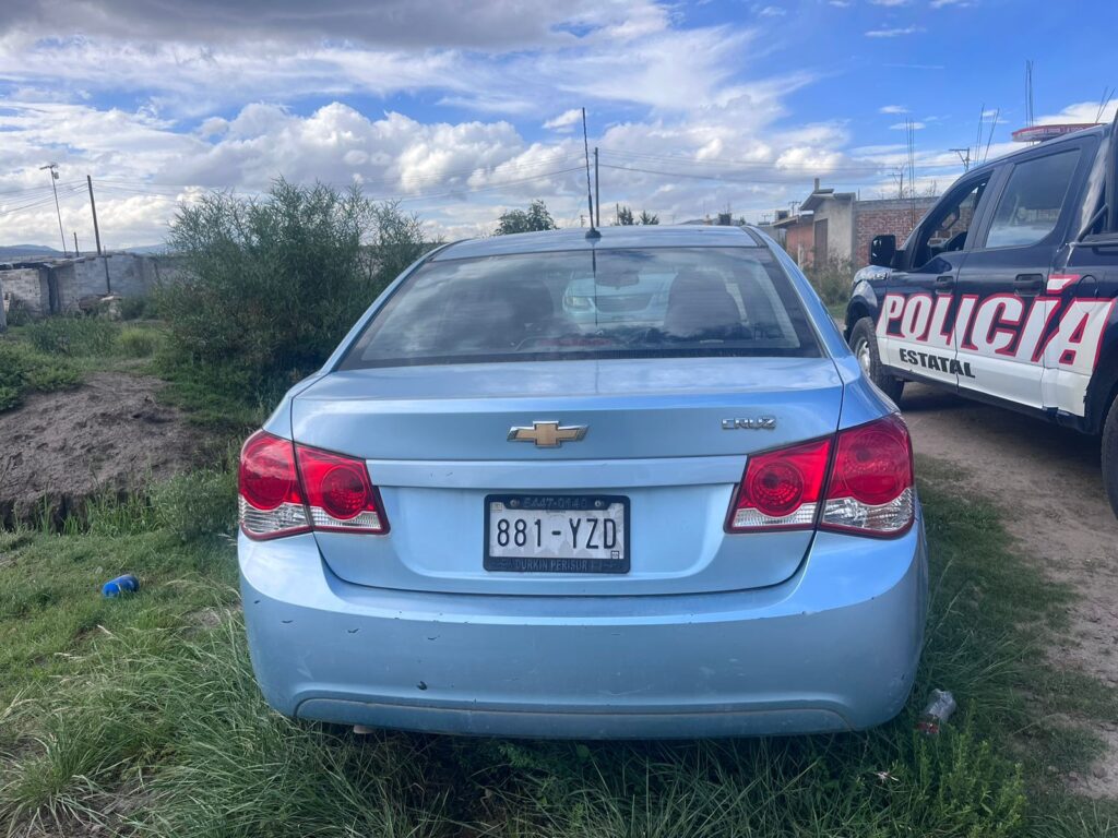 Recuperan automóvil con reporte de robo