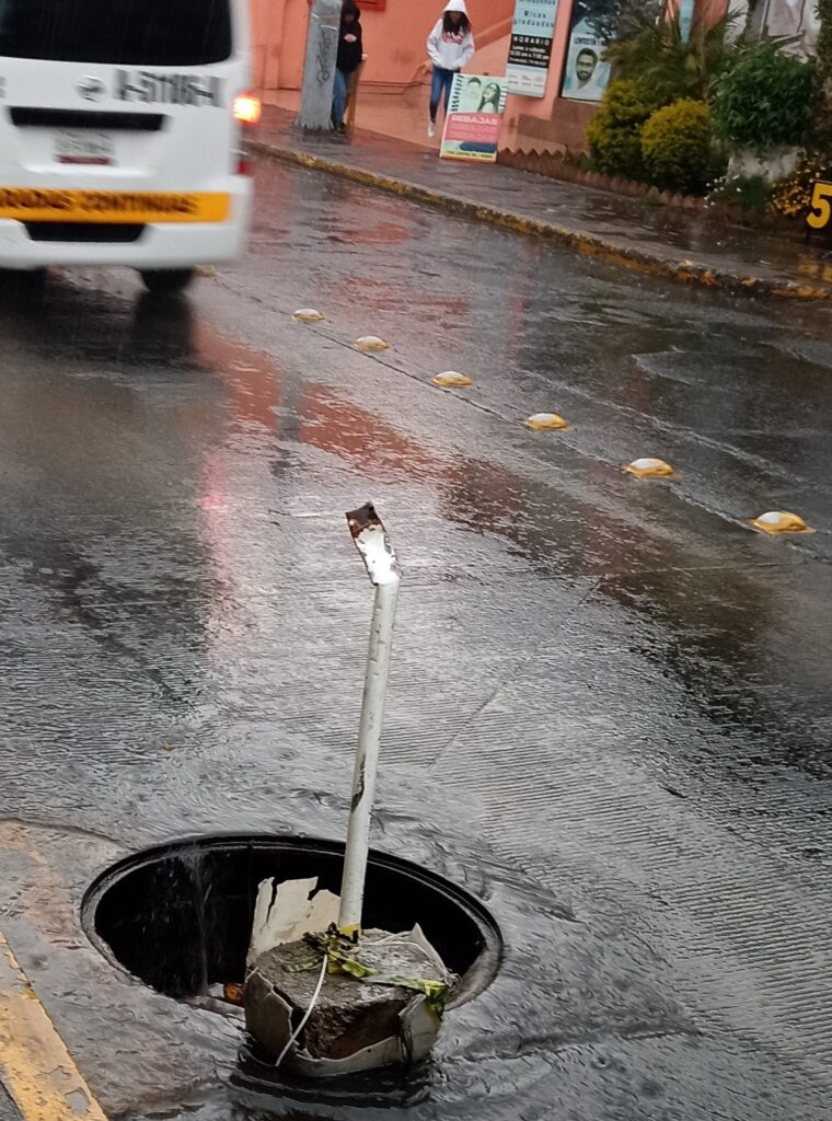 “Trampas” en céntricas calles de Pachuca