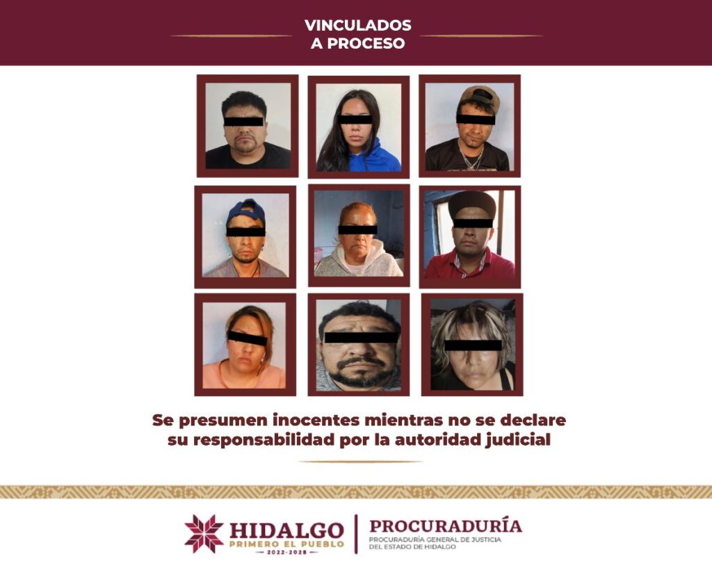 Vinculan a proceso a nueve personas por narcomenudeo y cuatro de ellas, además por delito del fuero federal