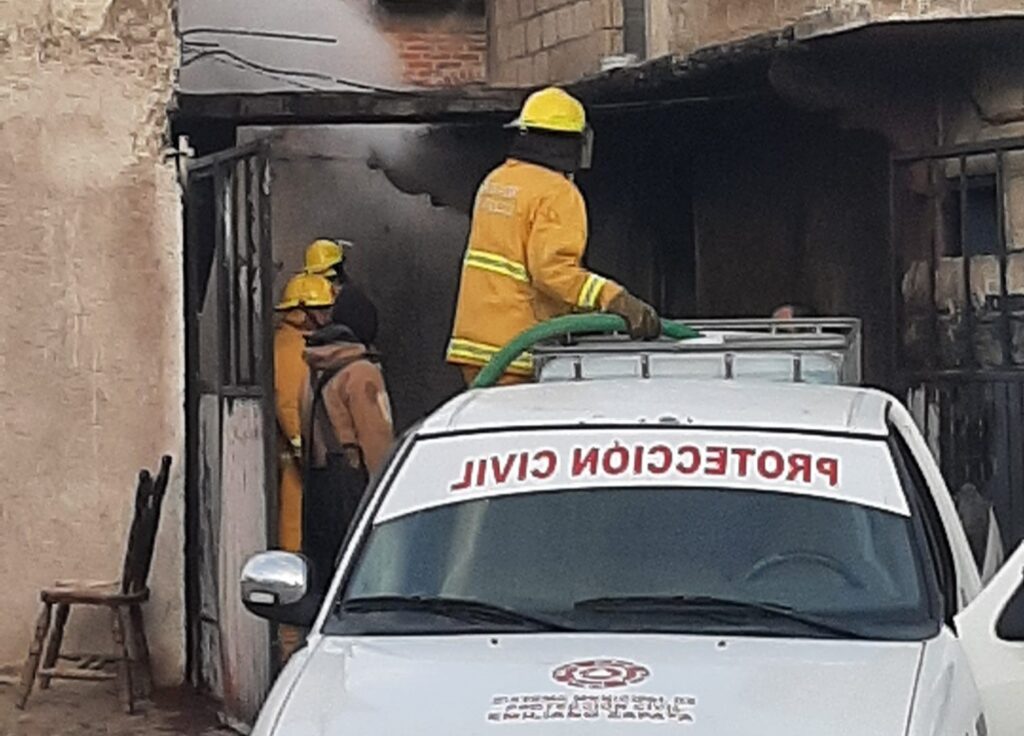 Incendio en almacén de hidrocarburo