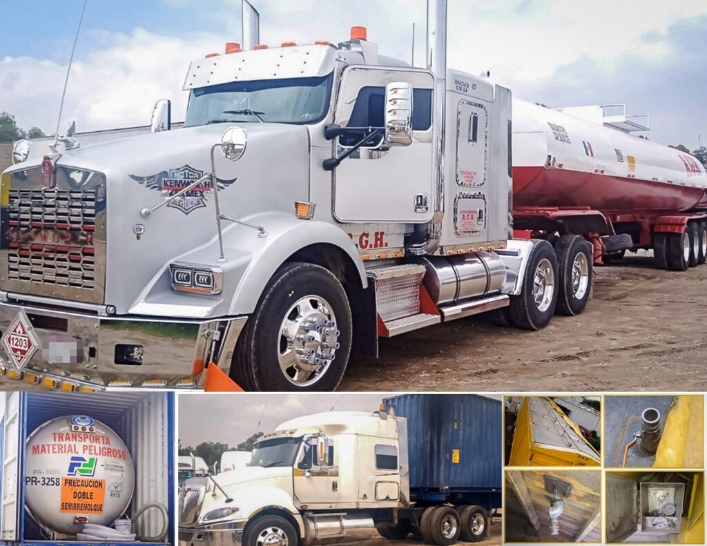 SSPH asegura seis pipas con hidrocarburo ocultas en tractocamiones