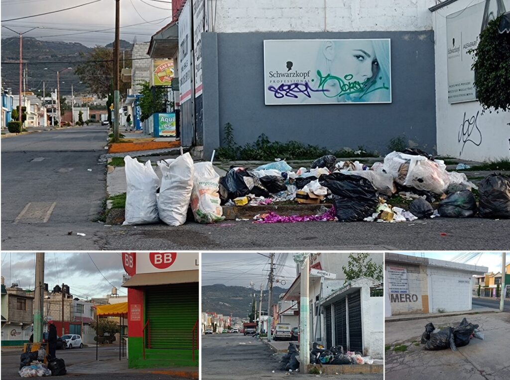 Un muladar gran parte de Pachuca